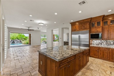 Positioned along the 18th fairway of the Arroyo golf course on Red Rock Country Club in Nevada - for sale on GolfHomes.com, golf home, golf lot