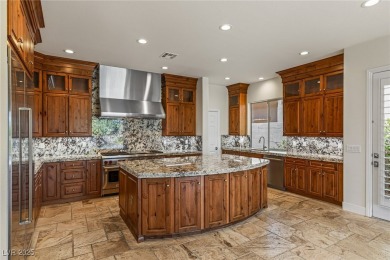 Positioned along the 18th fairway of the Arroyo golf course on Red Rock Country Club in Nevada - for sale on GolfHomes.com, golf home, golf lot