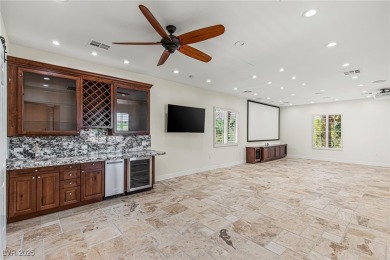 Positioned along the 18th fairway of the Arroyo golf course on Red Rock Country Club in Nevada - for sale on GolfHomes.com, golf home, golf lot