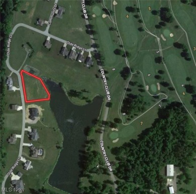 Lake Front Lot and Last One in Stones Throw to be sold by the on Belmont Hills Country Club in Ohio - for sale on GolfHomes.com, golf home, golf lot