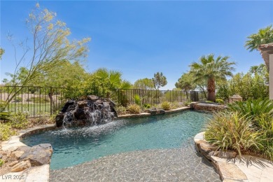 Positioned along the 18th fairway of the Arroyo golf course on Red Rock Country Club in Nevada - for sale on GolfHomes.com, golf home, golf lot