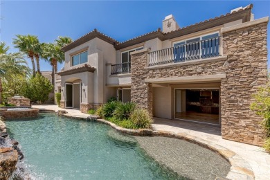 Positioned along the 18th fairway of the Arroyo golf course on Red Rock Country Club in Nevada - for sale on GolfHomes.com, golf home, golf lot