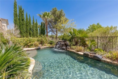 Positioned along the 18th fairway of the Arroyo golf course on Red Rock Country Club in Nevada - for sale on GolfHomes.com, golf home, golf lot