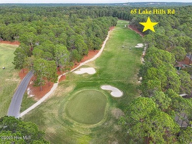 Discover this stunning brick home perfectly situated on the 6th on Pinehurst Resort and Country Club in North Carolina - for sale on GolfHomes.com, golf home, golf lot