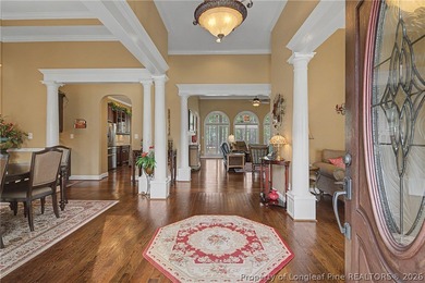 Gorgeous all-brick executive home located in the prestigious on Anderson Creek Golf Club in North Carolina - for sale on GolfHomes.com, golf home, golf lot