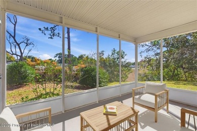 Move right into this thoughtfully updated 2 bedroom, 1.5 on Oak Hills Country Club in Florida - for sale on GolfHomes.com, golf home, golf lot