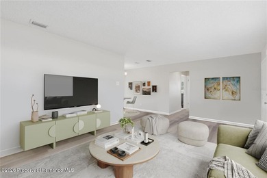 Move right into this thoughtfully updated 2 bedroom, 1.5 on Oak Hills Country Club in Florida - for sale on GolfHomes.com, golf home, golf lot