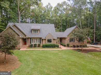 Terrific home in one of Peachtree City's most desired areas on Canongate At Flat Creek Club in Georgia - for sale on GolfHomes.com, golf home, golf lot