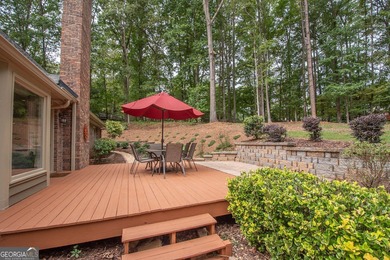 Terrific home in one of Peachtree City's most desired areas on Canongate At Flat Creek Club in Georgia - for sale on GolfHomes.com, golf home, golf lot