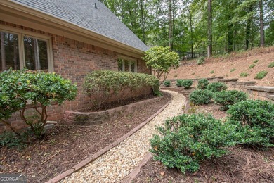 Terrific home in one of Peachtree City's most desired areas on Canongate At Flat Creek Club in Georgia - for sale on GolfHomes.com, golf home, golf lot