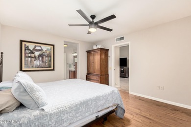 An open and bright floor plan with a fantastic view of the First on Grandview Golf Course in Arizona - for sale on GolfHomes.com, golf home, golf lot