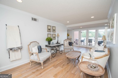 LAKEFRONT LIVING IN THE HEART OF PEACHTREE CITY! Welcome to this on Canongate At Flat Creek Club in Georgia - for sale on GolfHomes.com, golf home, golf lot