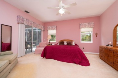 Exceptional value and privacy await! This extended Antiqua model on Seminole Lakes Country Club in Florida - for sale on GolfHomes.com, golf home, golf lot