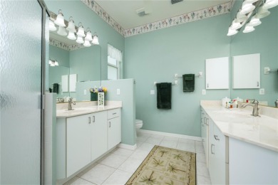 Exceptional value and privacy await! This extended Antiqua model on Seminole Lakes Country Club in Florida - for sale on GolfHomes.com, golf home, golf lot