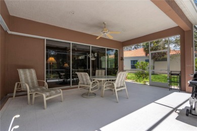 Exceptional value and privacy await! This extended Antiqua model on Seminole Lakes Country Club in Florida - for sale on GolfHomes.com, golf home, golf lot