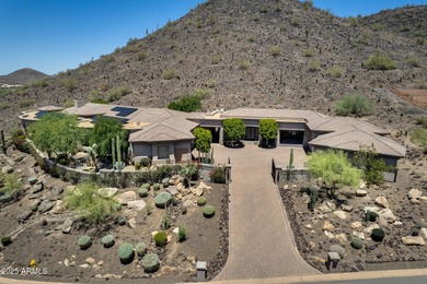 One-of-a-kind hillside estate above Arrowhead Lakes with on The Legend at Arrowhead in Arizona - for sale on GolfHomes.com, golf home, golf lot