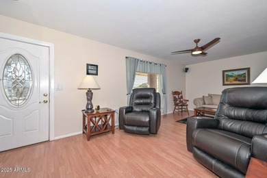 Appealing and updated, this home is nestled in the heart of Sun on Sun City Lakes West and East in Arizona - for sale on GolfHomes.com, golf home, golf lot