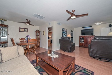 Appealing and updated, this home is nestled in the heart of Sun on Sun City Lakes West and East in Arizona - for sale on GolfHomes.com, golf home, golf lot