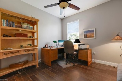 Experience resort-style living in this stunning two-bedroom + on Spanish Wells Golf and Country Club in Florida - for sale on GolfHomes.com, golf home, golf lot