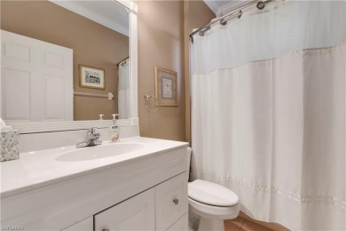 Experience resort-style living in this stunning two-bedroom + on Spanish Wells Golf and Country Club in Florida - for sale on GolfHomes.com, golf home, golf lot