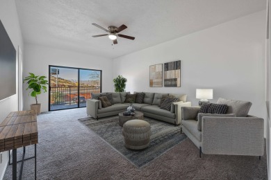 Discover the charm of this 2-bedroom, 2-bathroom condo, situated on Dixie Red Hills Golf Course in Utah - for sale on GolfHomes.com, golf home, golf lot