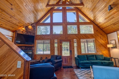 This cozy furnished A-frame cabin in Pinetop Lakes with Rec on Pinetop Lakes Golf and Country Club in Arizona - for sale on GolfHomes.com, golf home, golf lot