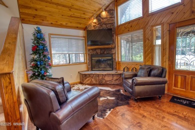 This cozy furnished A-frame cabin in Pinetop Lakes with Rec on Pinetop Lakes Golf and Country Club in Arizona - for sale on GolfHomes.com, golf home, golf lot