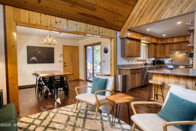 This cozy furnished A-frame cabin in Pinetop Lakes with Rec on Pinetop Lakes Golf and Country Club in Arizona - for sale on GolfHomes.com, golf home, golf lot