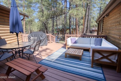 This cozy furnished A-frame cabin in Pinetop Lakes with Rec on Pinetop Lakes Golf and Country Club in Arizona - for sale on GolfHomes.com, golf home, golf lot
