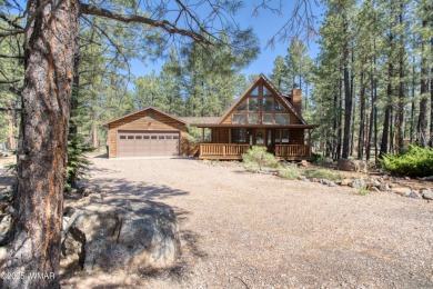 This cozy furnished A-frame cabin in Pinetop Lakes with Rec on Pinetop Lakes Golf and Country Club in Arizona - for sale on GolfHomes.com, golf home, golf lot
