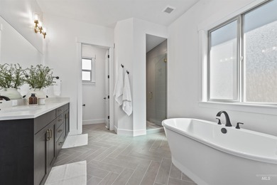 The Alder by Tresidio Homes is located in the breathtaking Valor on Falcon Crest Golf Club in Idaho - for sale on GolfHomes.com, golf home, golf lot