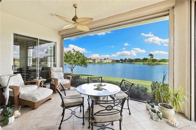 Enjoy spectacular panoramic lake and golf course views from this on Windstar on Naples Bay in Florida - for sale on GolfHomes.com, golf home, golf lot