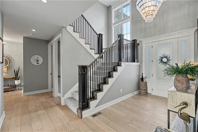 Built by Homes by Chris, this extraordinary 1.5-story home is a on Staley Farms Golf Club in Missouri - for sale on GolfHomes.com, golf home, golf lot