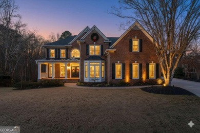 Welcome home to timeless style perfectly positioned on a private on Woodmont Golf and Country Club in Georgia - for sale on GolfHomes.com, golf home, golf lot