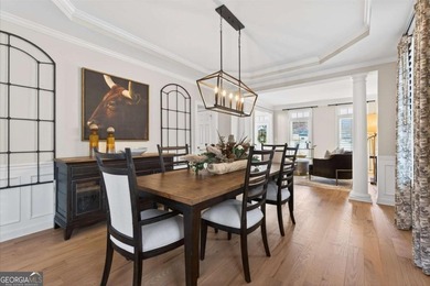 Welcome home to timeless style perfectly positioned on a private on Woodmont Golf and Country Club in Georgia - for sale on GolfHomes.com, golf home, golf lot