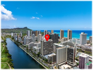 Studio Unit with Golf Course and Cityscape Views! Conveniently on Ala Wai Golf Course in Hawaii - for sale on GolfHomes.com, golf home, golf lot