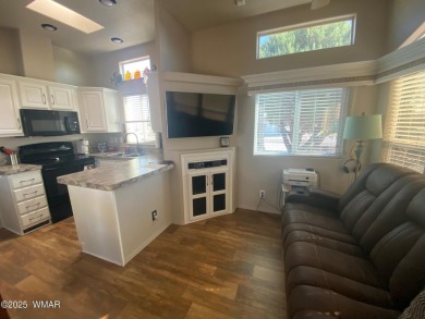 Great Location!  Enjoy the huge deck while watching the sunset on Juniper Ridge R.V. Golf Resort in Arizona - for sale on GolfHomes.com, golf home, golf lot