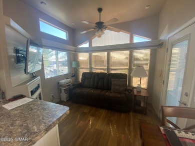 Great Location!  Enjoy the huge deck while watching the sunset on Juniper Ridge R.V. Golf Resort in Arizona - for sale on GolfHomes.com, golf home, golf lot