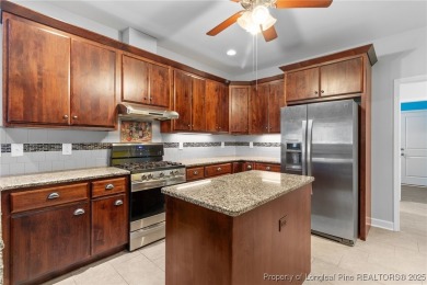 Custom-built golf course home in the highly sought-after, gated on Carolina Trace Country Club in North Carolina - for sale on GolfHomes.com, golf home, golf lot