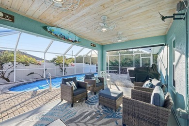 Tropical Paradise Living - No HOA!  ** THE FENCE IN THE BACK IS on Duffys Golf Center in Florida - for sale on GolfHomes.com, golf home, golf lot