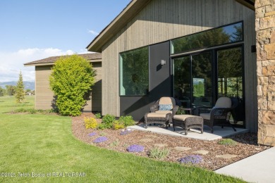 This contemporary home, nestled along the 7th fairway of the on Jackson Hole Golf and Tennis Club in Wyoming - for sale on GolfHomes.com, golf home, golf lot