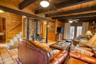 Fully Turnkey FURNISHED! This LOG CABIN, with rec. center on Pinetop Lakes Golf and Country Club in Arizona - for sale on GolfHomes.com, golf home, golf lot