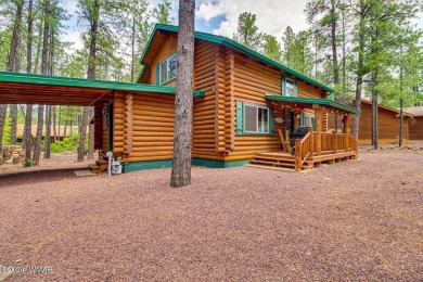 Fully Turnkey FURNISHED! This LOG CABIN, with rec. center on Pinetop Lakes Golf and Country Club in Arizona - for sale on GolfHomes.com, golf home, golf lot