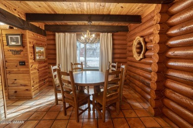 Fully Turnkey FURNISHED! This LOG CABIN, with rec. center on Pinetop Lakes Golf and Country Club in Arizona - for sale on GolfHomes.com, golf home, golf lot