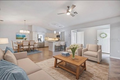Step inside to discover a masterfully reimagined villa where on IMG Academies Golf and Country Club in Florida - for sale on GolfHomes.com, golf home, golf lot