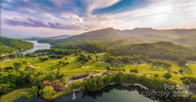 This rare and easily buildable mountain lot sits on the scenic on Rumbling Bald Resort on Lake Lure in North Carolina - for sale on GolfHomes.com, golf home, golf lot