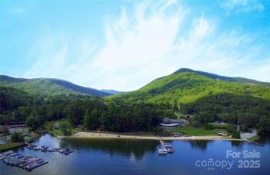 This rare and easily buildable mountain lot sits on the scenic on Rumbling Bald Resort on Lake Lure in North Carolina - for sale on GolfHomes.com, golf home, golf lot