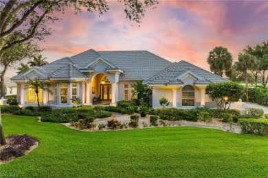 ESTATE HOME w/ IMMEDIATE GOLF AVAILABLE ON SIGNATURE HOLE IN THE on Estero Country Club in Florida - for sale on GolfHomes.com, golf home, golf lot