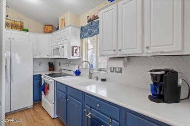 Discover this fully affixed 2 bed, 2 bath home in a vibrant 55+ on 3 Parks Fairways in Arizona - for sale on GolfHomes.com, golf home, golf lot