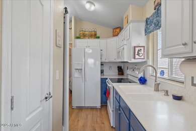 Discover this fully affixed 2 bed, 2 bath home in a vibrant 55+ on 3 Parks Fairways in Arizona - for sale on GolfHomes.com, golf home, golf lot